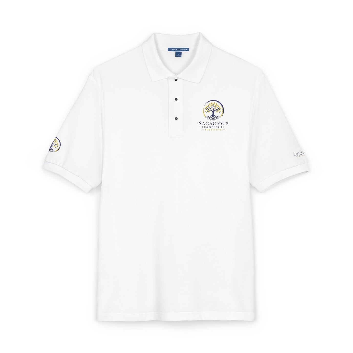 Embroidered Coastal Tree Polo Shirt – Nautical Club Logo