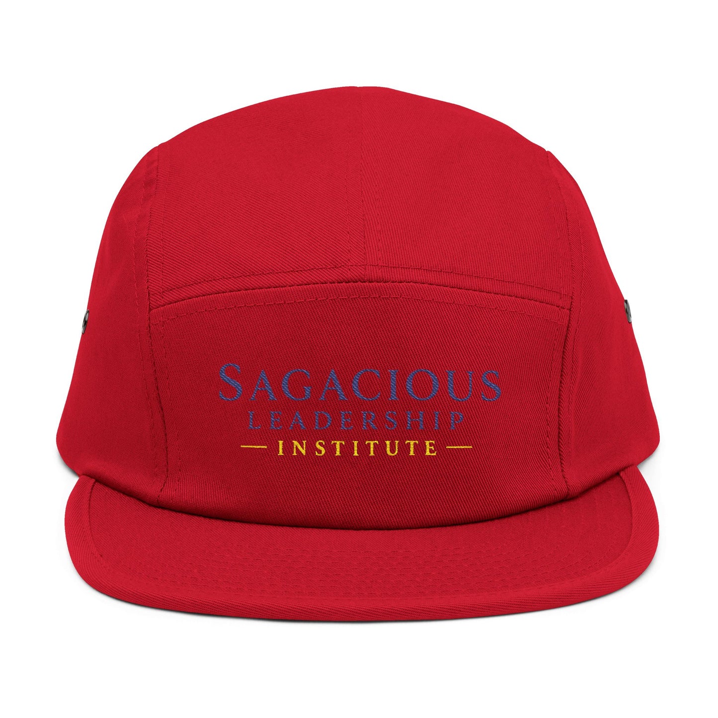 Sagacious Leadership Institute Embroidered 5-Panel Cap — Casual Professional Hat