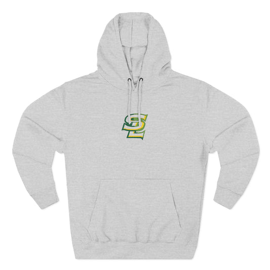 Southern Lab— Small Green & Yellow Crest Fleece