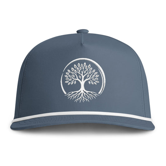 Sunwashed Tree of Life Rope Cap — Vintage Nature Baseball Hat