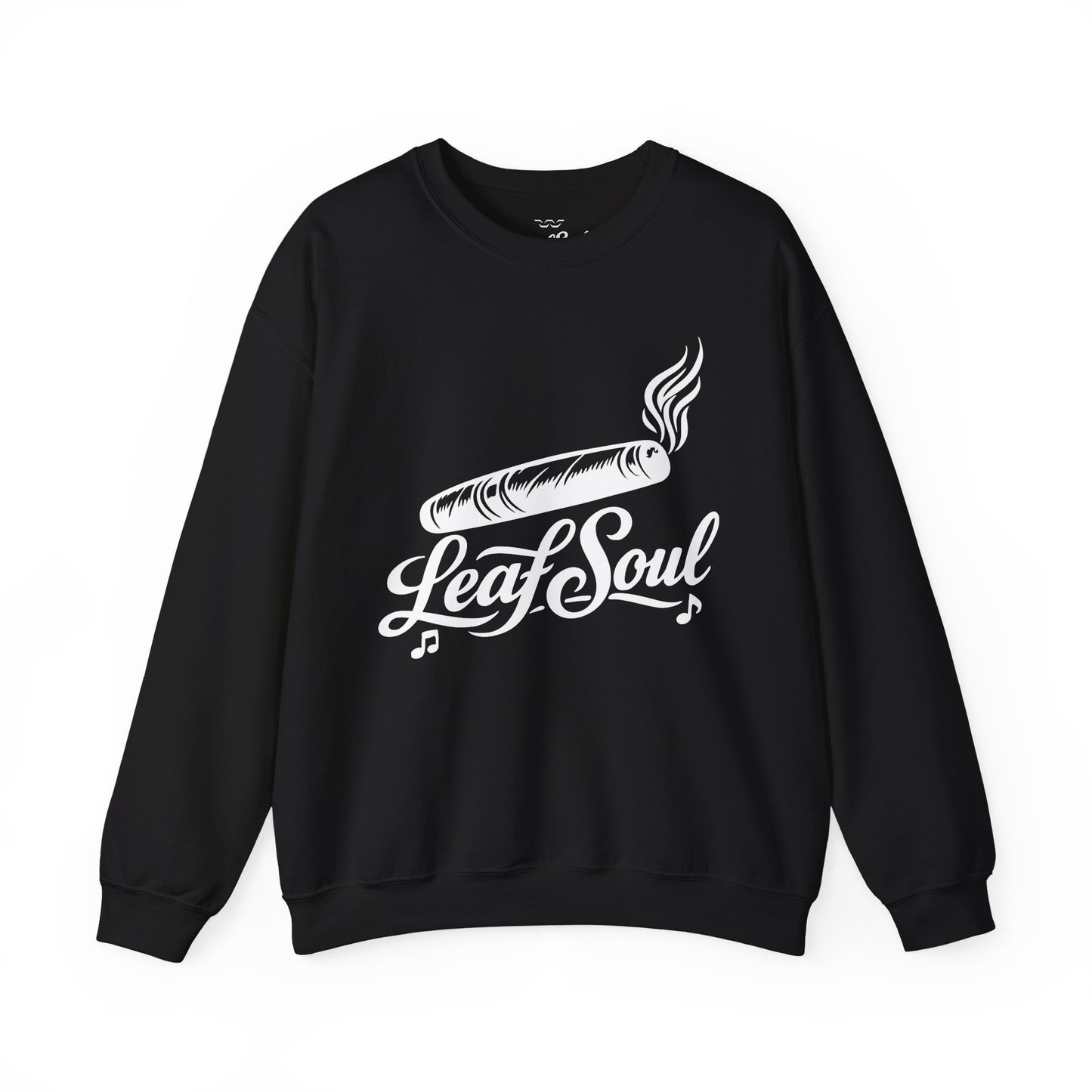 LeafSoul Crewneck Sweatshirt — Retro Roll & Script Graphic