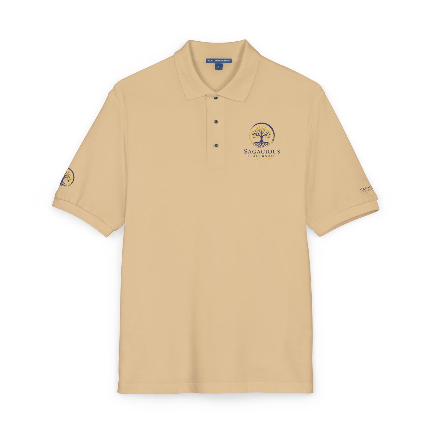 Embroidered Coastal Tree Polo Shirt – Nautical Club Logo