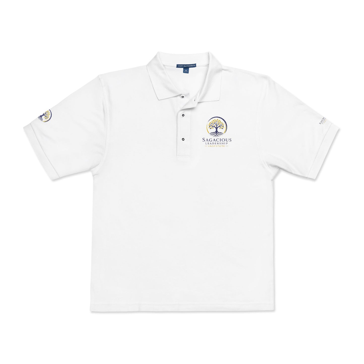 Embroidered Coastal Tree Polo Shirt – Nautical Club Logo
