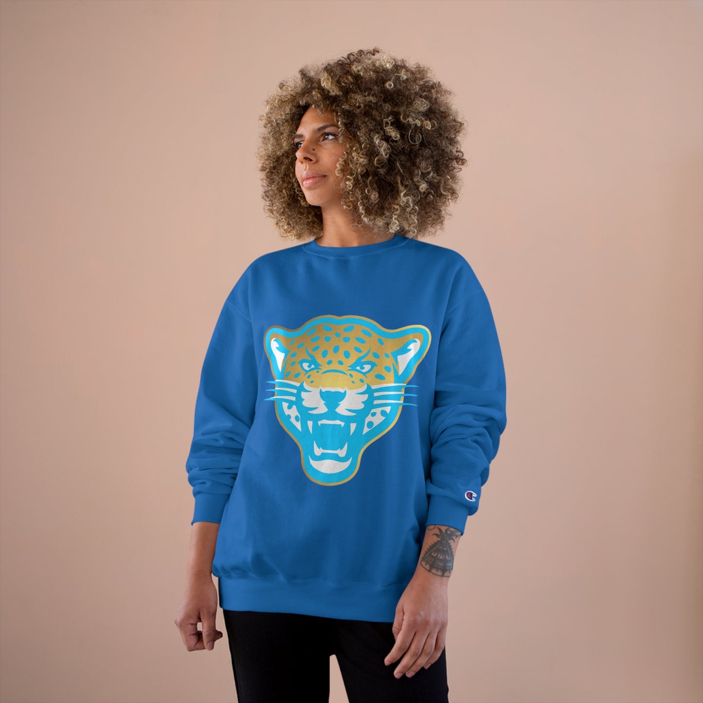 Jag Baby Blue Champion Sweatshirt