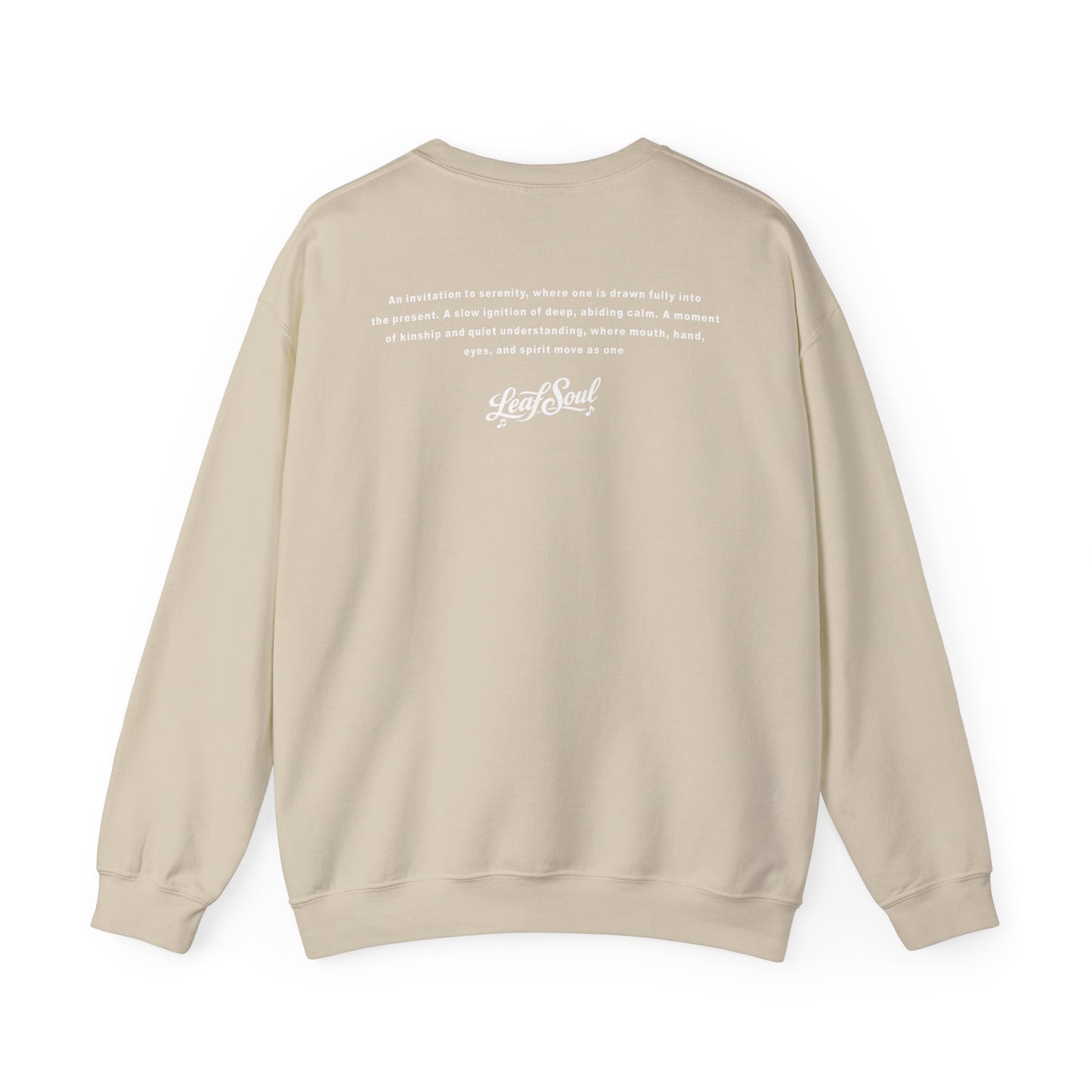 LeafSoul Crewneck Sweatshirt — Retro Roll & Script Graphic