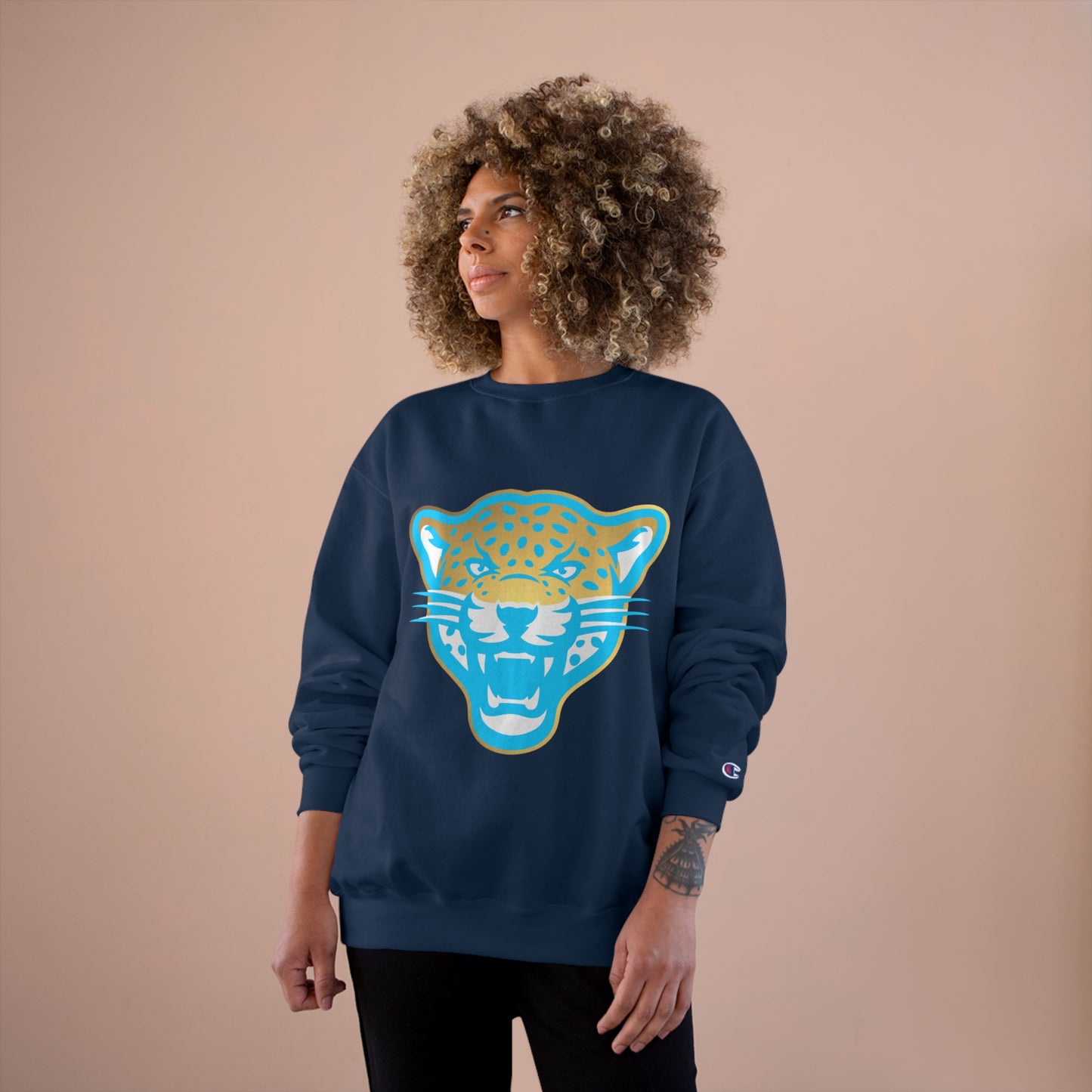Jag Baby Blue Champion Sweatshirt