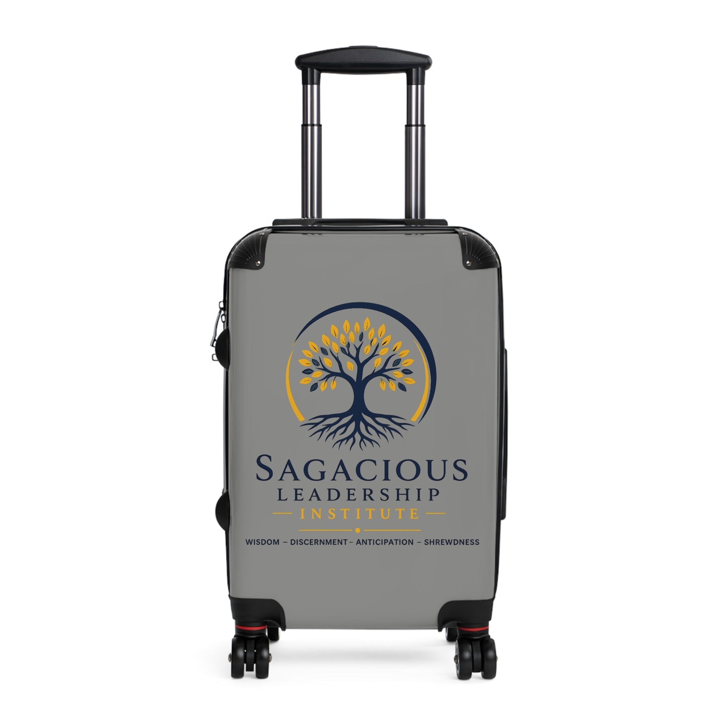 Sagacious Leadership Institute Logo Suitcase – Branded Travel Luggage