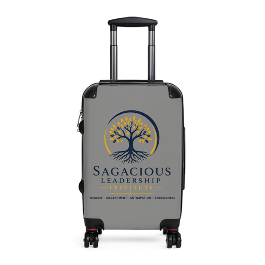 Sagacious Leadership Institute Logo Suitcase – Branded Travel Luggage