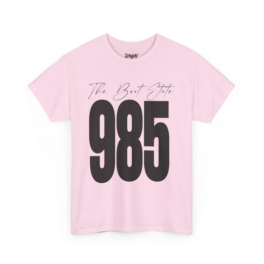 985 Area Code Tee — 'The Best' Minimalist City Pride T-Shirt