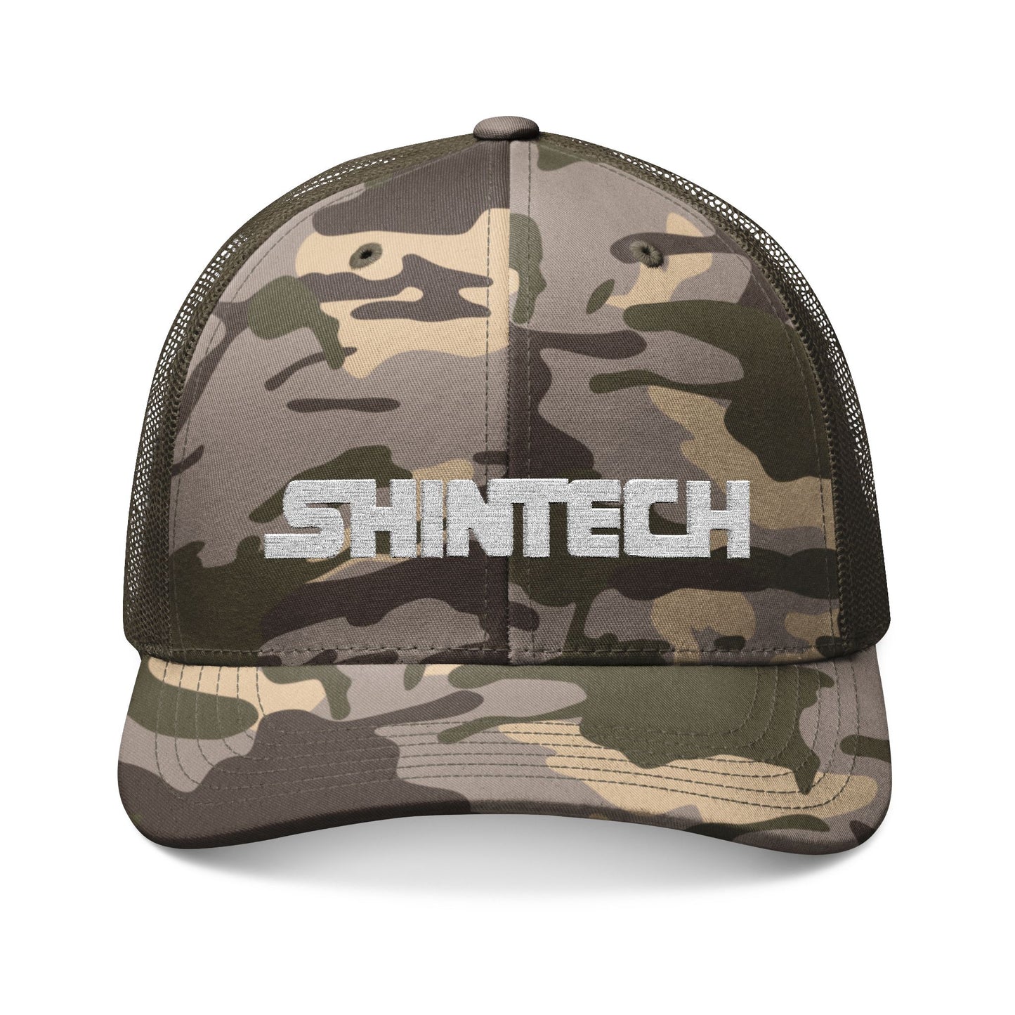 Camouflage Trucker Hat (Embroidery)