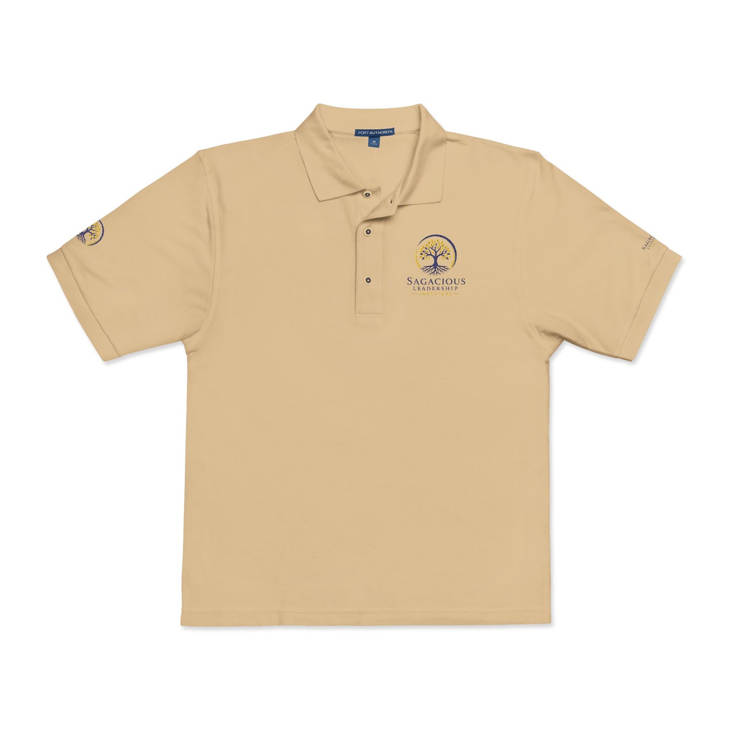 Embroidered Coastal Tree Polo Shirt – Nautical Club Logo