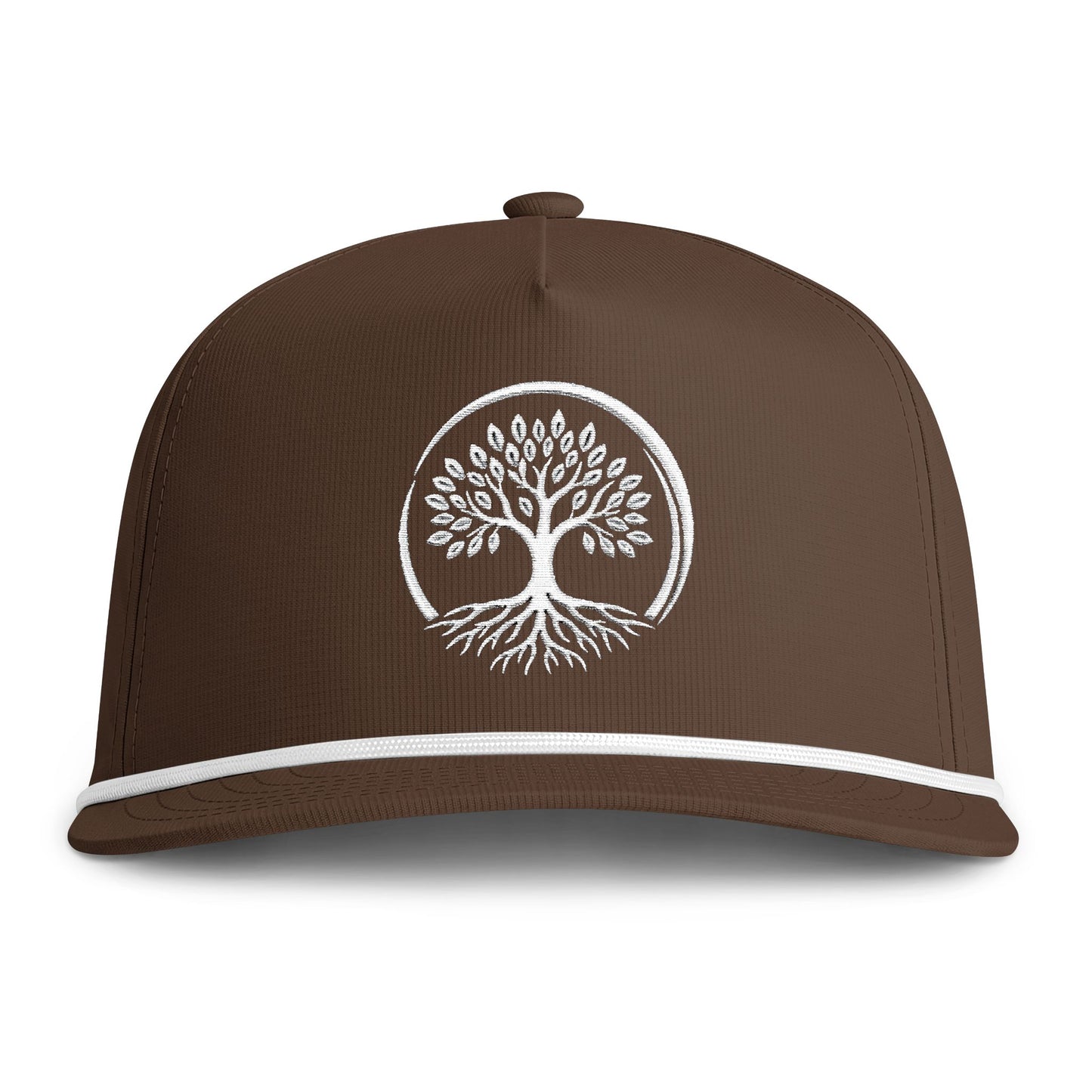 Sunwashed Tree of Life Rope Cap — Vintage Nature Baseball Hat