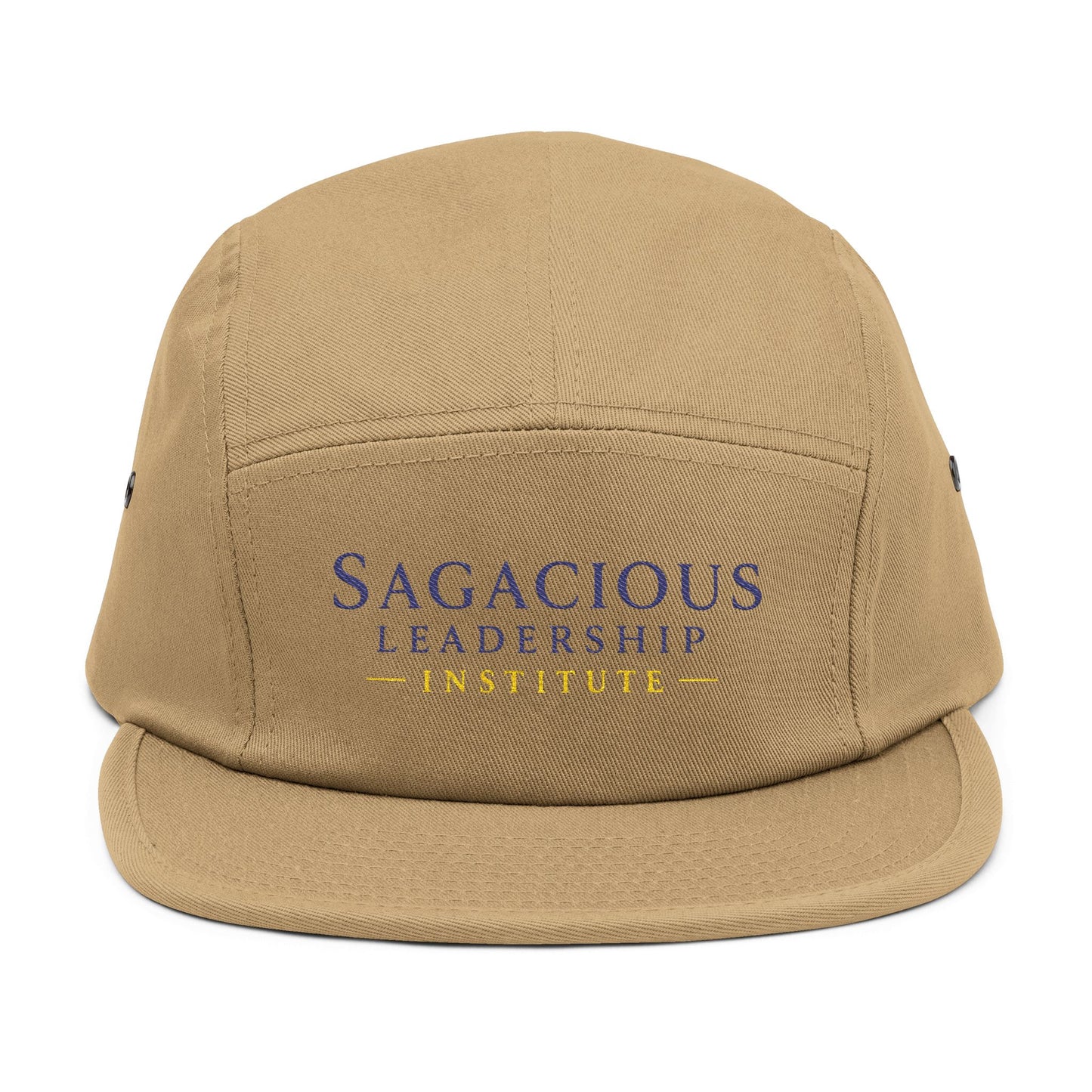 Sagacious Leadership Institute Embroidered 5-Panel Cap — Casual Professional Hat