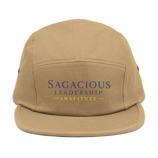 Sagacious Leadership Institute Embroidered 5-Panel Cap — Casual Professional Hat