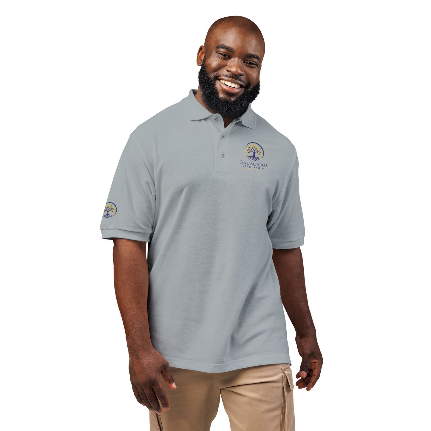 Embroidered Coastal Tree Polo Shirt – Nautical Club Logo