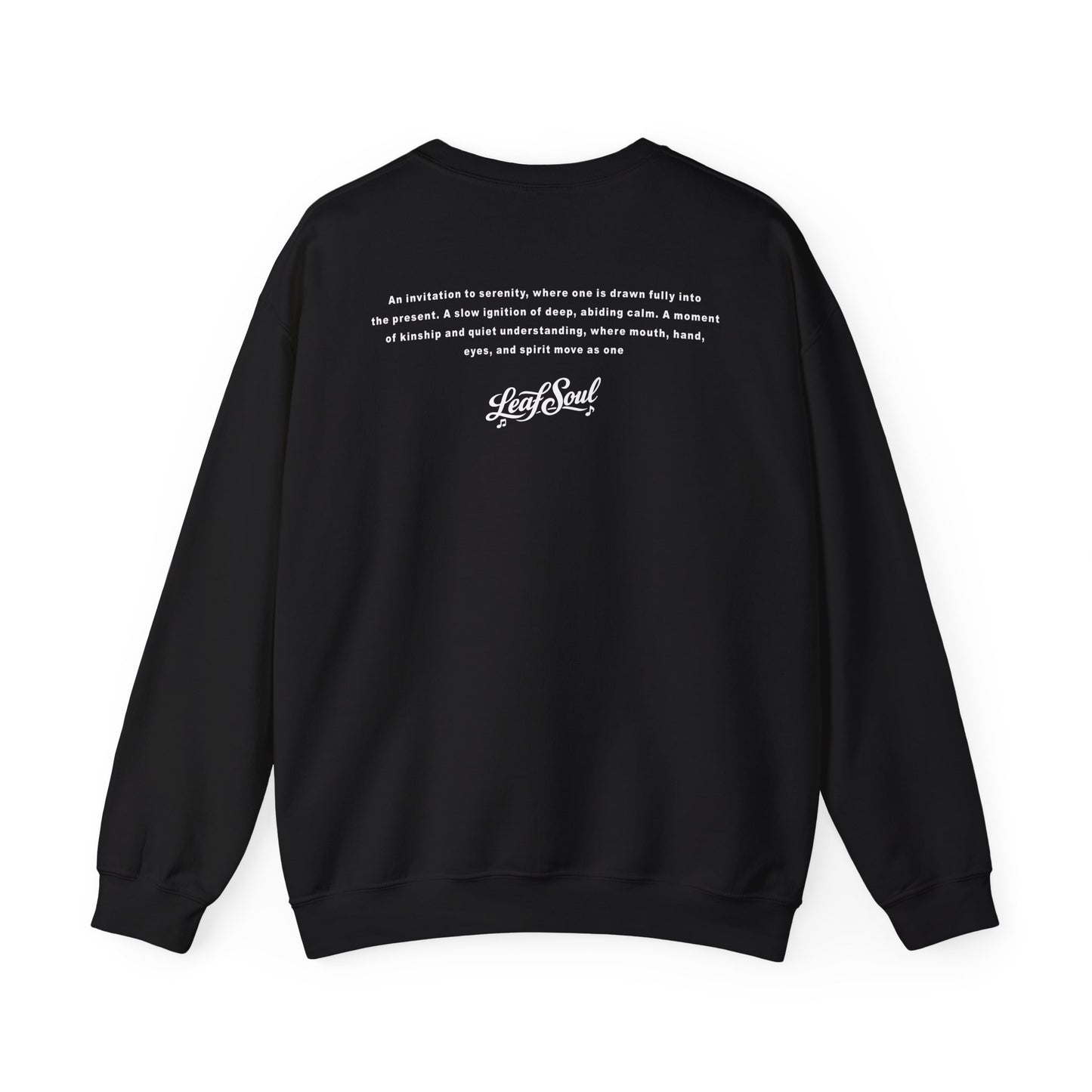 LeafSoul Crewneck Sweatshirt — Retro Roll & Script Graphic