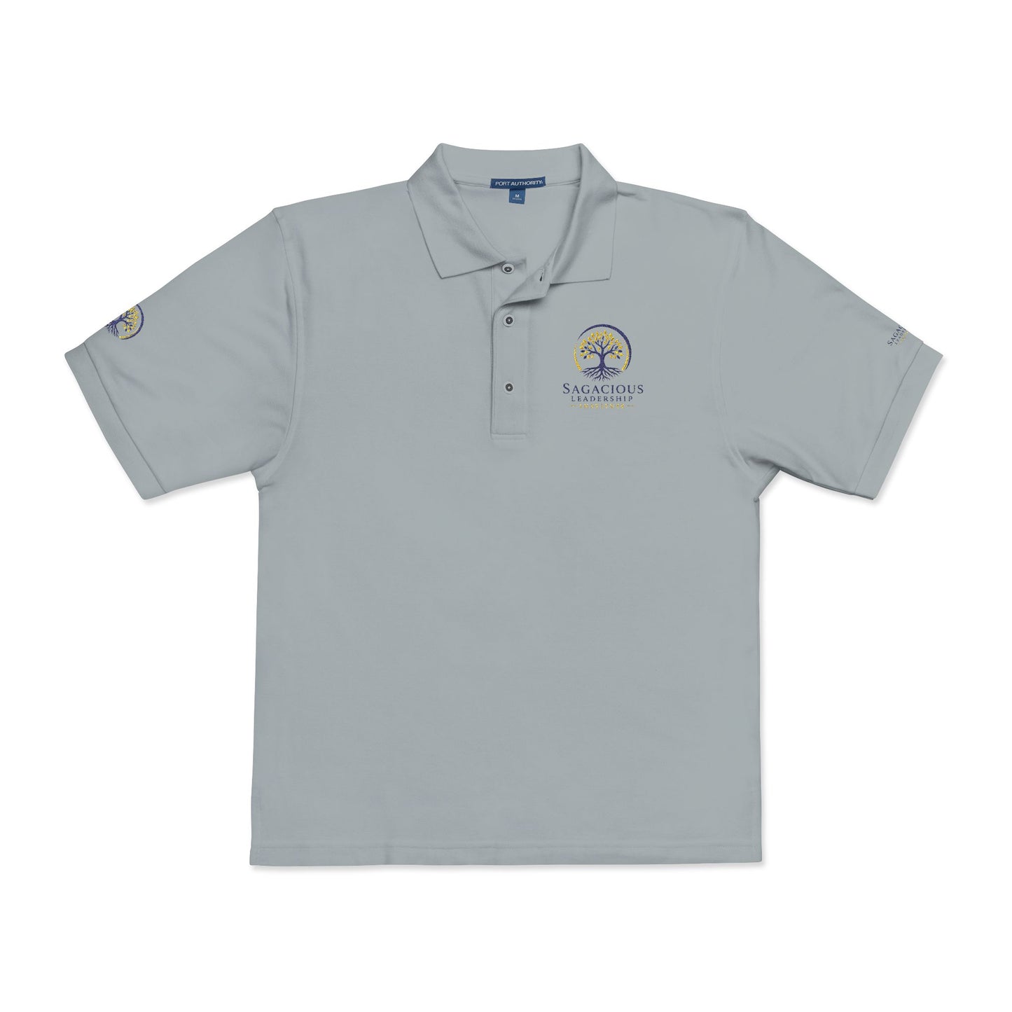 Embroidered Coastal Tree Polo Shirt – Nautical Club Logo