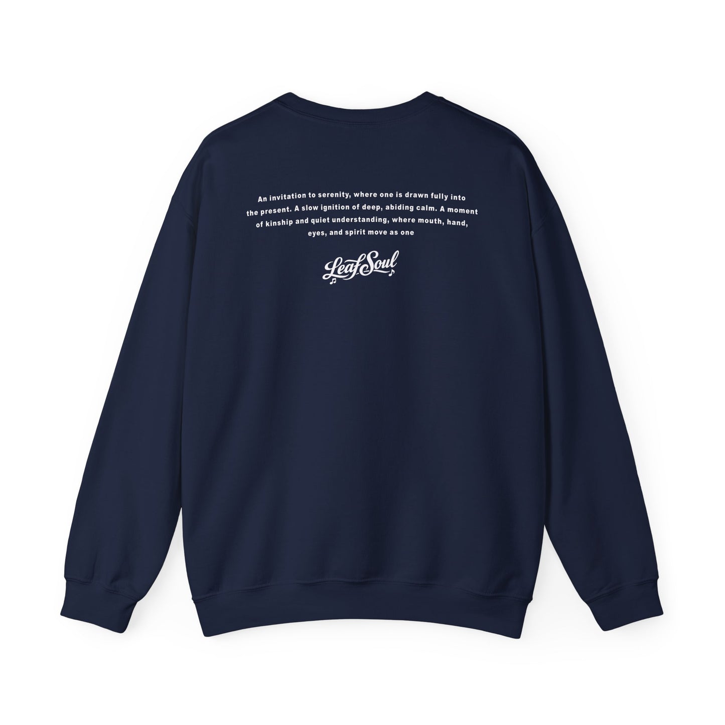 LeafSoul Crewneck Sweatshirt — Retro Roll & Script Graphic