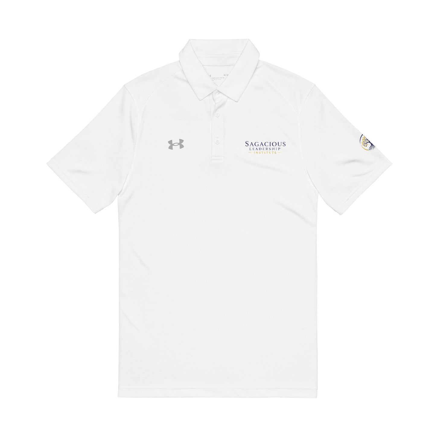 Embroidered White Performance Polo Shirt – Under Armour® Men’s Golf & Casual
