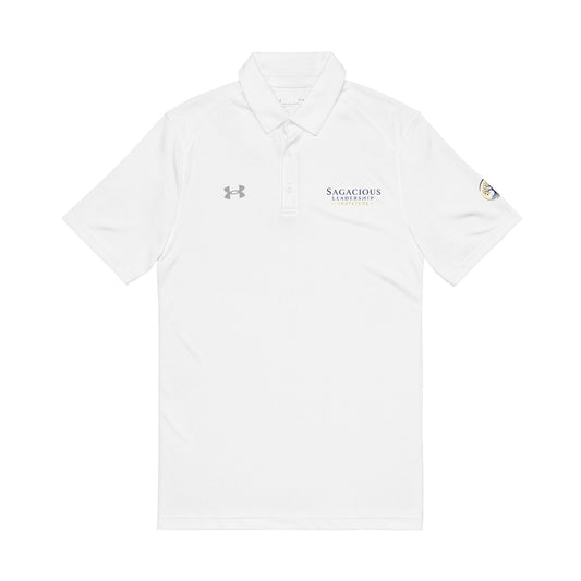 Embroidered White Performance Polo Shirt – Under Armour® Men’s Golf & Casual