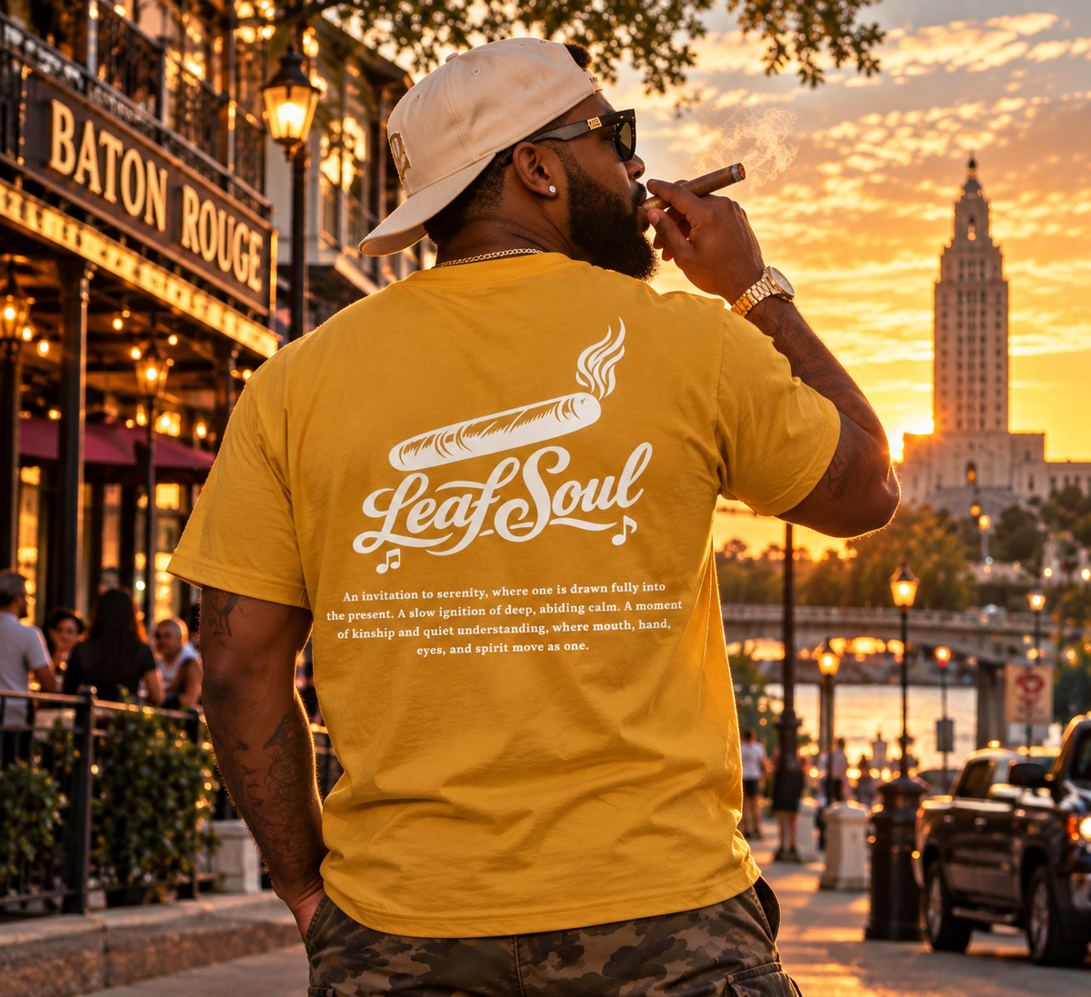 Leaf Soul Signature Tee — “Serenity”